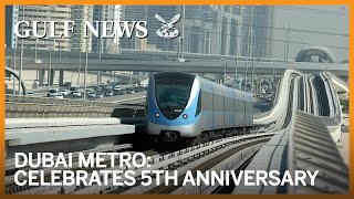 Dubai Metro celebrates 5th anniversary [upl. by Inattirb839]