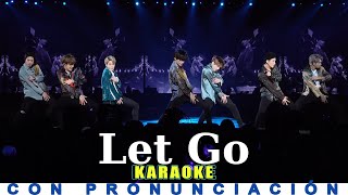 BTSLet Go 【karaoke】Pronunciación Japonés  Lyrics [upl. by Mulvihill]