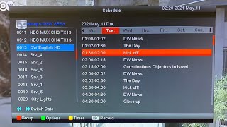 FTA Satellite Channels that have an Electronic Program Guide  EPG [upl. by Cantone]