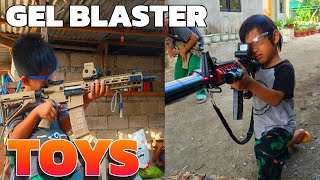 GEL BLASTER FIGHT PAOPAO VS SUHAYR [upl. by Annirac]