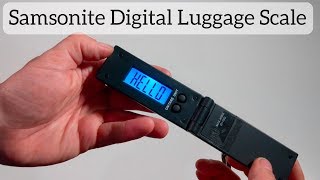 Samsonite Foldable Digital Luggage Scale First Look [upl. by Garbe]