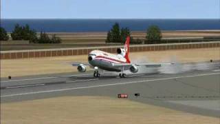 aeroperu tristar landing at jorge chavez intl [upl. by Nerrat83]