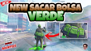 COMO CONSEGUIR LA BOLSA DE ATRACOS DE COLOR VERDE  SOLO SIN AYUDA  GTAONLINE [upl. by Womack]