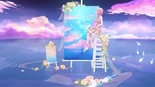 Shining Nikki 3D Prop Interactions  Dream Painting [upl. by Einimod]