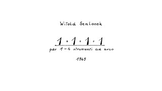 Witold Szalonek  1111 1969 with score [upl. by Myrt]