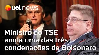 Ministro do TSE anula uma condenação de Bolsonaro pelo 7 de Setembro mas inelegibilidade segue [upl. by Irollam560]