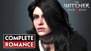 Complete Yennefer Romance All Cutscenes Base Game  Expansions I The Witcher 3 [upl. by Garwood]