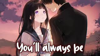 Nightcore  Crowded Room Conor Maynard  Lyrics [upl. by Lennej353]