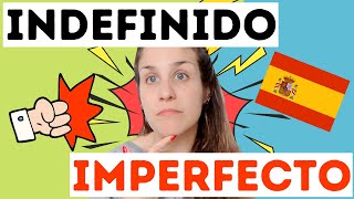 Diferencias entre Pretérito IMPERFECTO y Pretérito INDEFINIDO  Tiempos verbales en Español 🇪🇸 [upl. by Umeh]