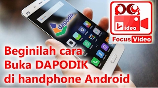 Ternyata Dapodik bisa Dibuka Via Android [upl. by Len482]