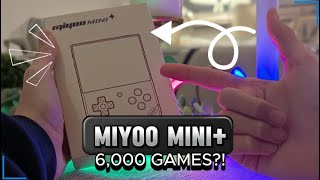 Miyoo Mini Plus Handheld Retro Games Console ¦ This thing is WILD [upl. by Nilson]