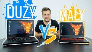 DUŻY vs MAŁY LAPTOP Który lepszy dla GRACZA 🤔 [upl. by Yniar]