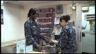 USS Frank Cable sailors cheer for Navy [upl. by Freda]