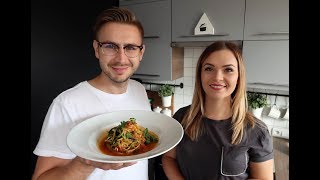 DETOX 1 Spaghetti z cukinii z sosem ze świeżych pomidorów [upl. by Eelana]