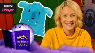 Bedtime Stories  Joanna Page reads Blue Monster Wants It All  CBeebies [upl. by Ormsby]