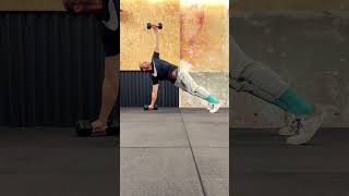 Planche dynamique combinée avec une pompe 🔥 tonytinspire sports musculation fyi [upl. by Eetsirk208]