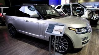 2013 Range Rover Supercharged Autobiography  Exterior Interior Walkaround  2013 Toronto Auto Show [upl. by Aufmann]