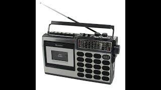 Soundmaster RR18SW UKW  MW  KW RetroRadio Kassettenrekorder mit USBSD Aufnahme [upl. by Farleigh]