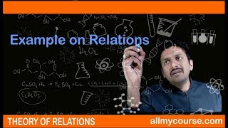 9 Example 4 on Relations [upl. by Mauldon]