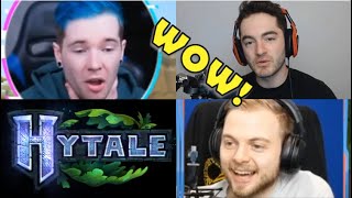 Gamers Reactions To The Hytale Game Trailer [upl. by Ecyarg120]