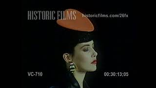 YVES SAINT LAURENT FASHION SHOW 1987 PART 2 OF 2 [upl. by Eeneg]