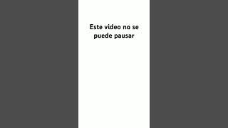 Este video no se puede pausar [upl. by Pantin]