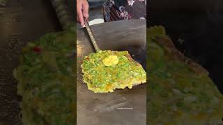 Giant Egg Martabak  Indonesia Street Food [upl. by Aleahs]