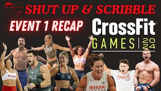 2024 CROSSFIT GAMES IE1 RECAP  SHUT UP AND SCRIBBLE [upl. by Yrrej]