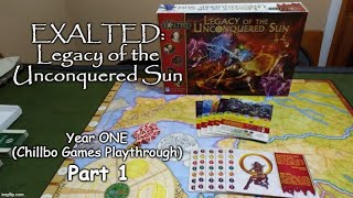 Exalted Legacy of the Unconquered Sun  Year OnePart 1  Chillbo Games Playthrough [upl. by Shumway]