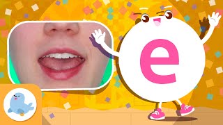 Phonics for Kids 🗣 The e Sound 🐘 Phonics in English 🛴 [upl. by Geraldina]