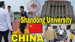 Shandong University China  Chinese university tour  CSC Scholarship  Qingdao Campus  山东大学  青岛 [upl. by Nahta]