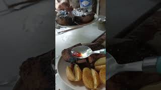 magret de canard au pommade terre grenaille au barbecue [upl. by Ulberto]