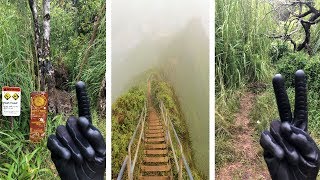 HAIKU STAIRS  FULL HIKE LEGAL WAY  HAWAII 2019 [upl. by Iseabal]