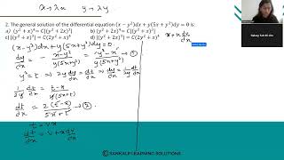 Differential Equations  Q no 2 [upl. by Anaeli]