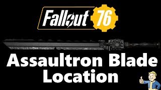 Fallout 76 Unique weapon Assaultron Blade Location [upl. by Stuppy]