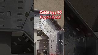 cable tray 90 degree bend cabletray 90degree shortsfeed shorts [upl. by Frechette]