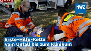 ErsteHilfeKette vom Unfall bis zum Klinikum [upl. by Aikar]