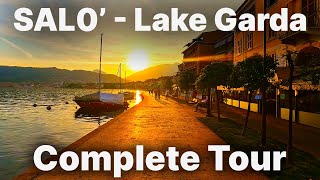 SALO  LAKE GARDA  Italy 4K  LAGO DI GARDA Complete Tour 2024 [upl. by Engle]