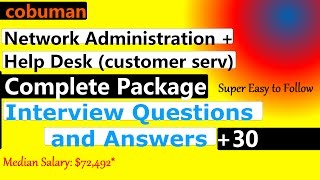 Network Administration and Help Desk Interview Questions and Answers All in One [upl. by Fatsug296]