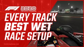 F1 2020 Setups  Wet Setups For Every Track [upl. by Atsirk]