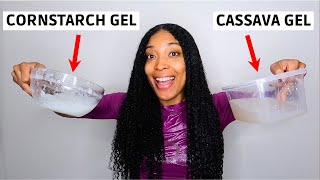 The Difference Between Cassava Gel And Cornstarch Gel As Hair Straightening Treatments [upl. by Anastasio]