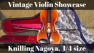 Vintage Violin Showcase  14 Size Knilling 220 Nagoya  Comparison [upl. by Dubois]