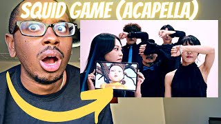 Squid Game acapella REACTS 🇺🇸‼️‼️ MayTreeofficial [upl. by Allison120]