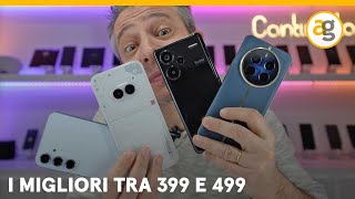 I MIGLIORI SMARTPHONE tra 399 e 499€ [upl. by Kissner]