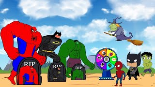 Best Collection Rescue HULKamp SPIDERMAN SUPERMAN vs ANTIVENOMWho Is The King Of SuperHeroesFUNNY [upl. by Ahsinelg]