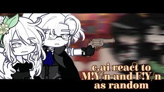 CheatingToxic cai react to FYn and MYn as random [upl. by Anahsak]