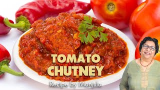 Tomato Chutney Recipe  How to make Tomato Chutney  Indian Tomato Chutney  Tangy Tomato Chutney [upl. by Alvar]