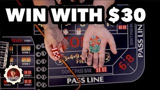 How to Win at CrapsSafe amp Slow  Craps Betting Strategy [upl. by Nymrak133]