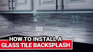 How To Install A Glass Tile Backsplash  Ace Hardware [upl. by Eilrahs]