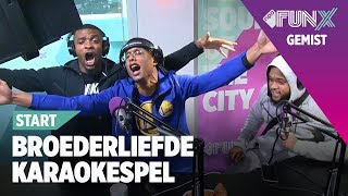 BROEDERLIEFDE GAAT HELEMAAL LOS OP BIG SHAQ BIJ HET KARAOKESPEL [upl. by Delsman]